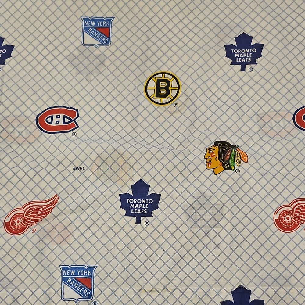 Vintage 70s NHL Double Flat Sheet